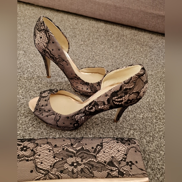 Brand new faith shoes and matching clutch bag. Shoes size 6 - Picture 6 of 7